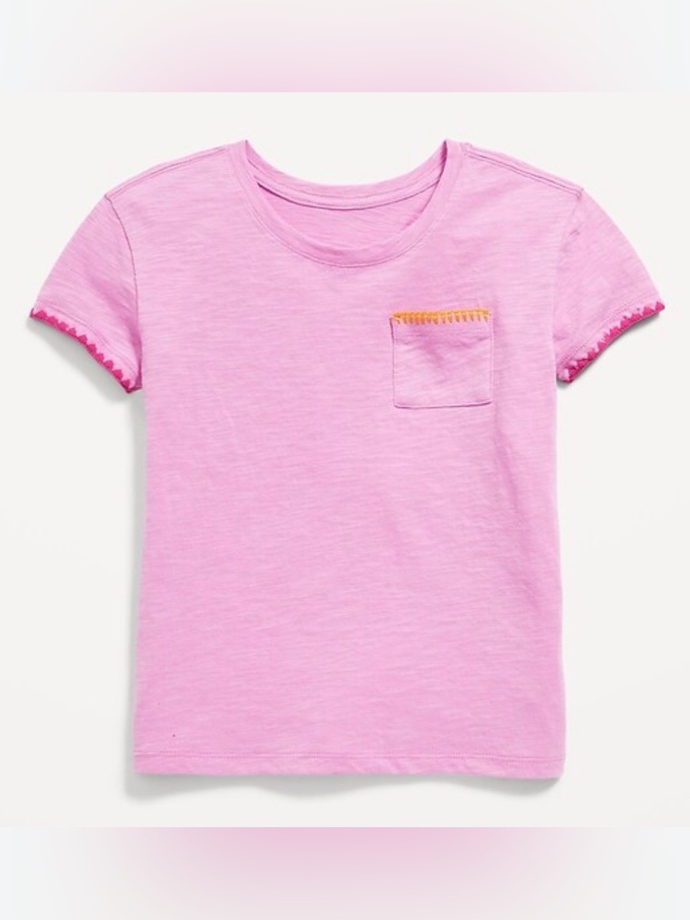 NWT Old Navy Softest Stitch-Trim Pocket Tee, Girls’ L 10-12